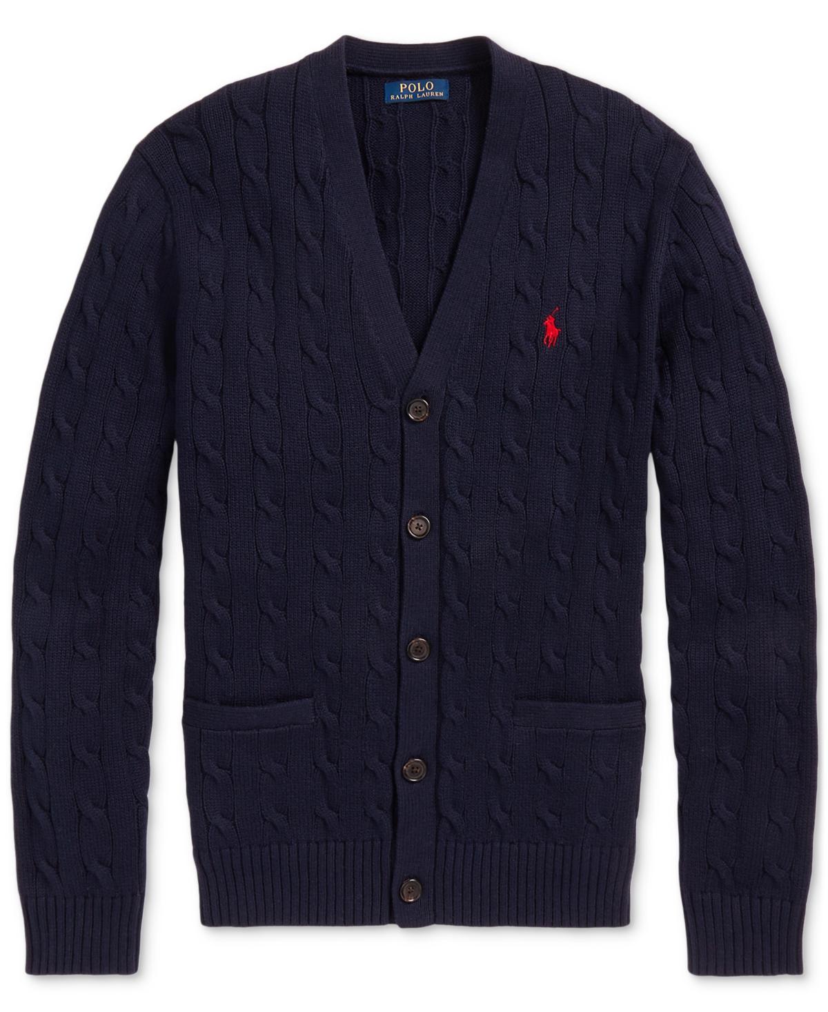 POLO RALPH LAUREN Men's Raglan-sleeve Jacket In Hunter Navy Product Image