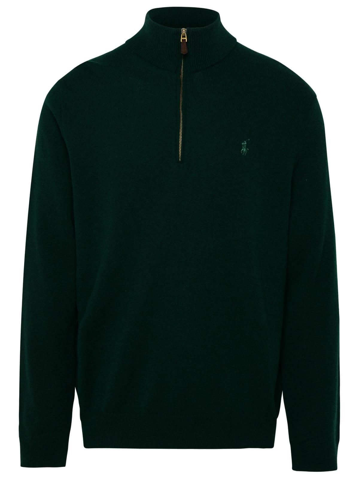 Green Wool Sweater Product Image