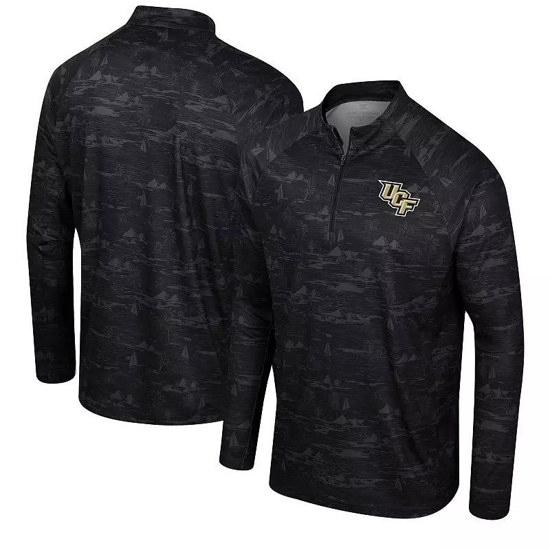 Mens Colosseum Michigan State Spartans Carson Raglan Quarter-Zip Jacket Product Image