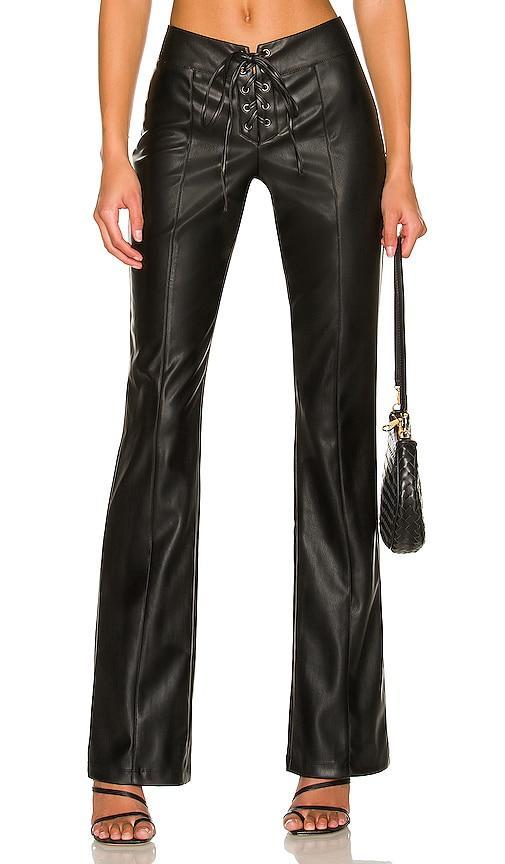 h:ours Annalise Pant in Black - Black. Size S (also in L, XL). Product Image