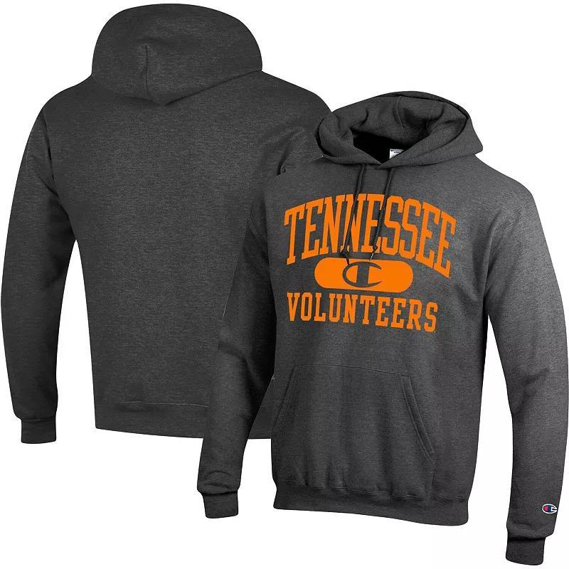 Mens Champion Heather Gray Tennessee Volunteers Arch Pill Pullover Hoodie Product Image