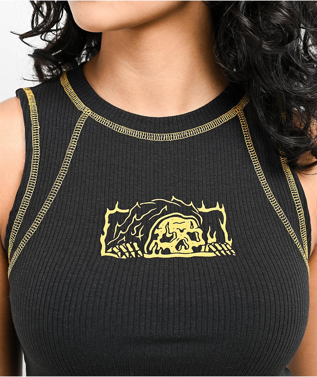 Lurking Class By Sketchy Tank Hotbox Black Raglan Tank Top Product Image