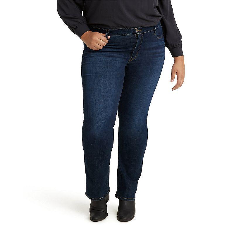 Plus Size Levis Classic Bootcut Jeans, Womens Med Blue Product Image