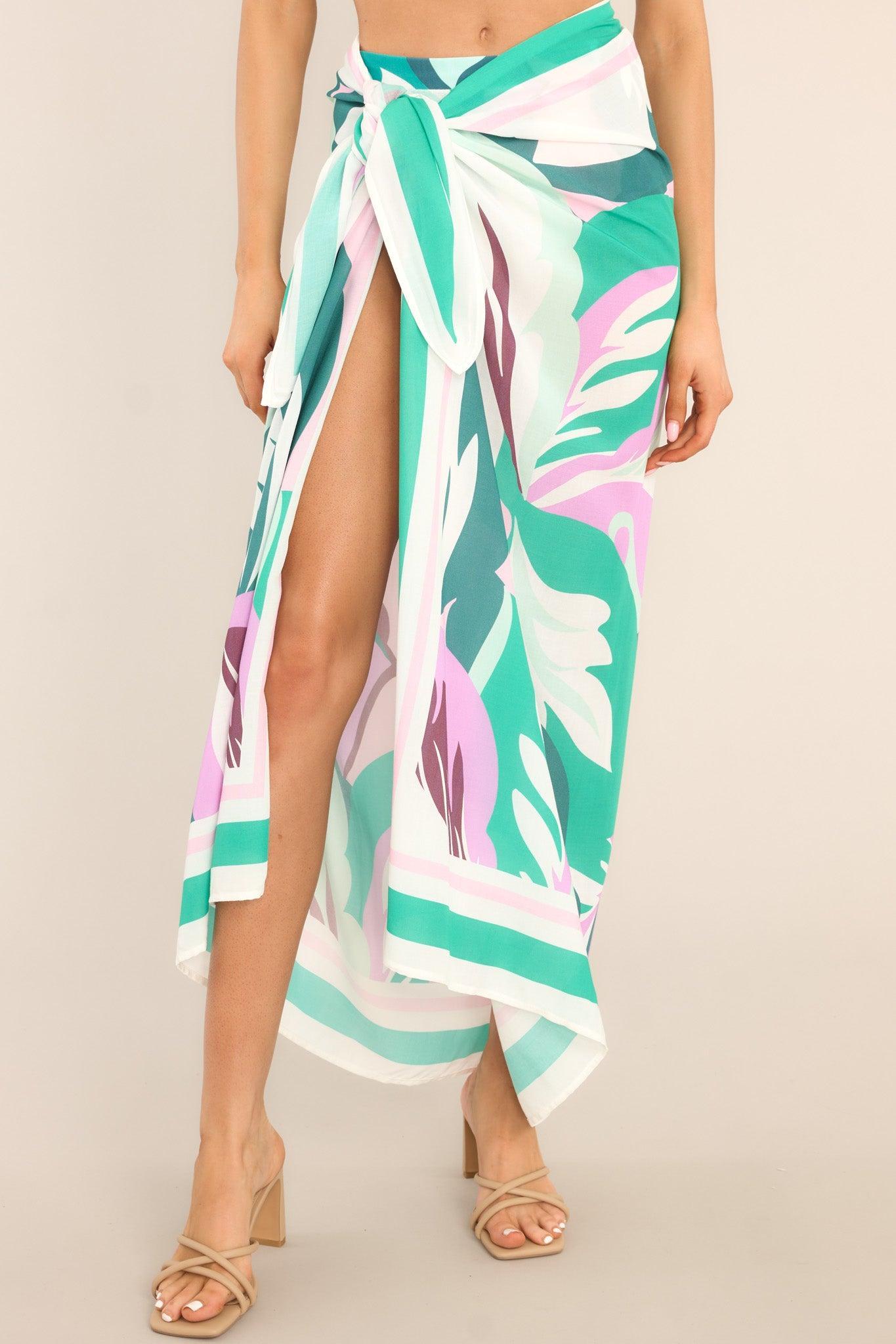 MINKPINK Brisa Marina Sarong Swimwear Print Product Image