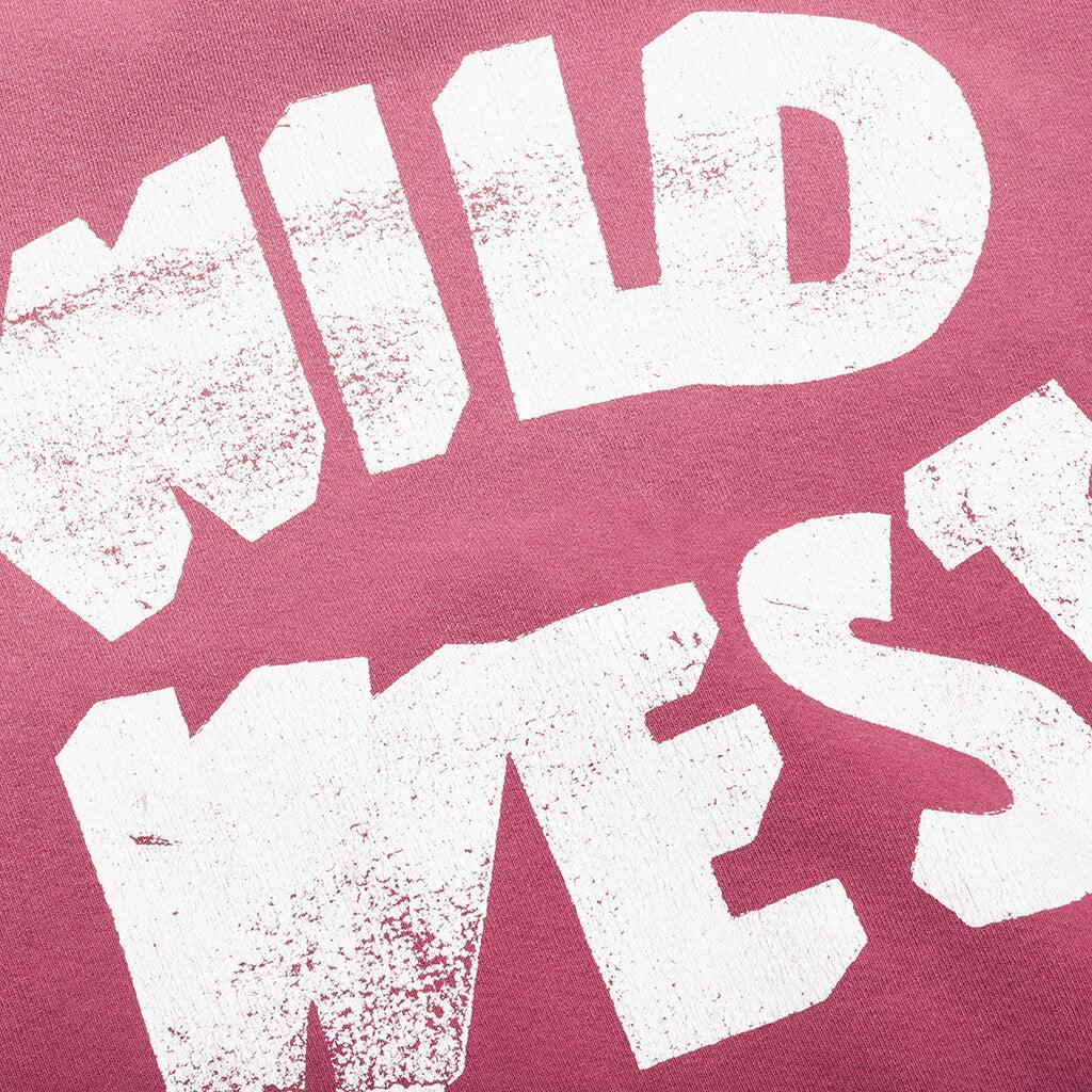 Wild West Crewneck - Burgundy Male Product Image