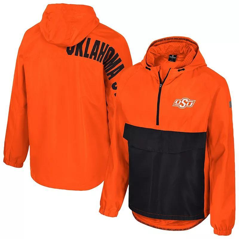 Mens Colosseum Oklahoma State Cowboys Reloaded Anorak Half-Zip Jacket Product Image