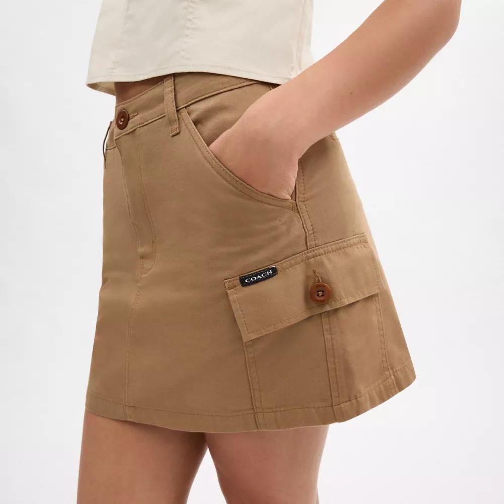 Cargo Skirt In Organic Cotton Product Image