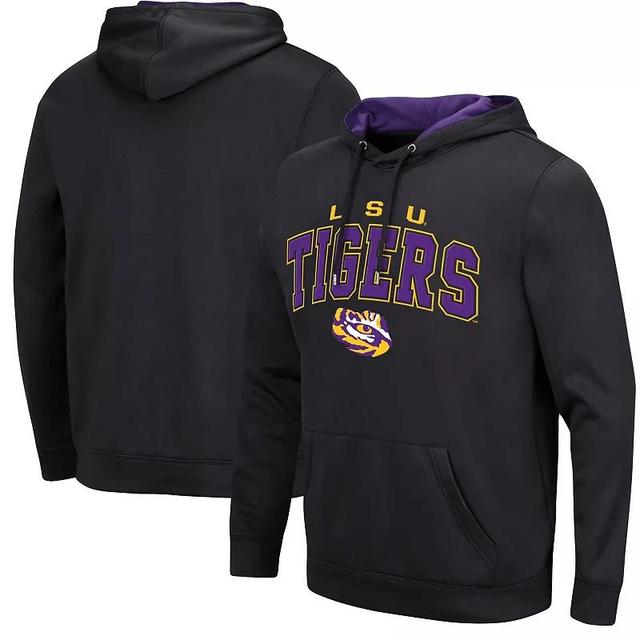 Mens Colosseum LSU Tigers ResistancePullover Hoodie Product Image