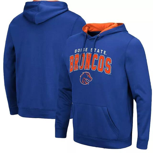 Mens Colosseum Royal Boise State Broncos ResistancePullover Hoodie Product Image