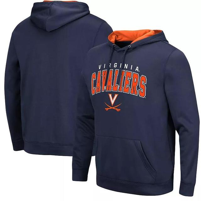 Mens Colosseum Virginia Cavaliers ResistancePullover Hoodie Blue Product Image