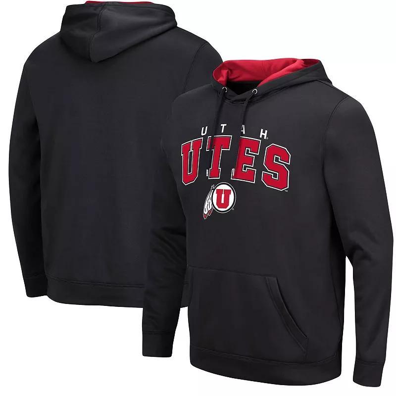 Colosseum Mens Utah Utes ResistancePullover Hoodie Product Image