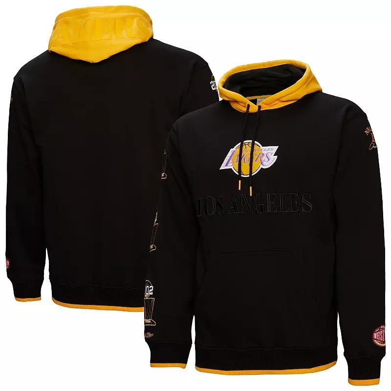 Mens Mitchell & Ness Los Angeles Lakers Hardwood Classics Team OG 3.0 Pullover Hoodie Product Image