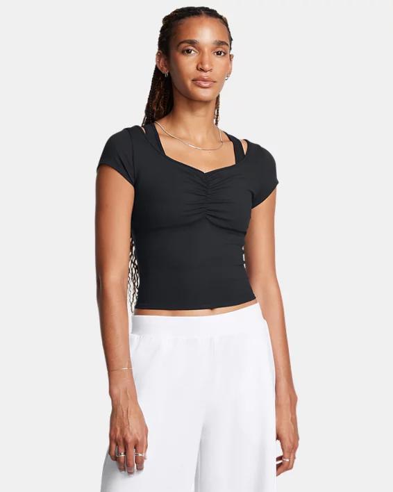 Womens UA Motion Ruched Short Sleeve Product Image