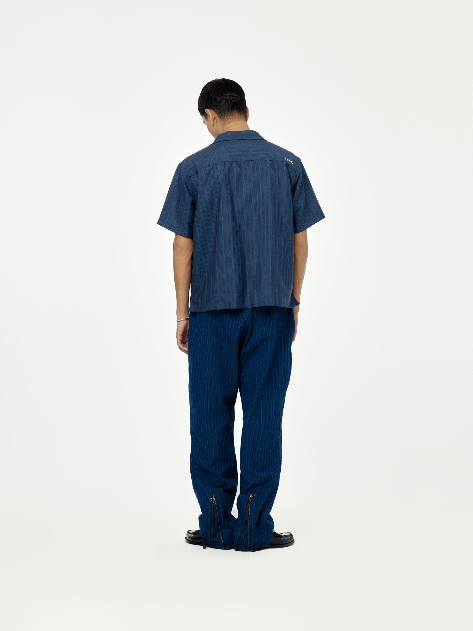 Yuge Fabric Barrow Pant (Navy) Product Image