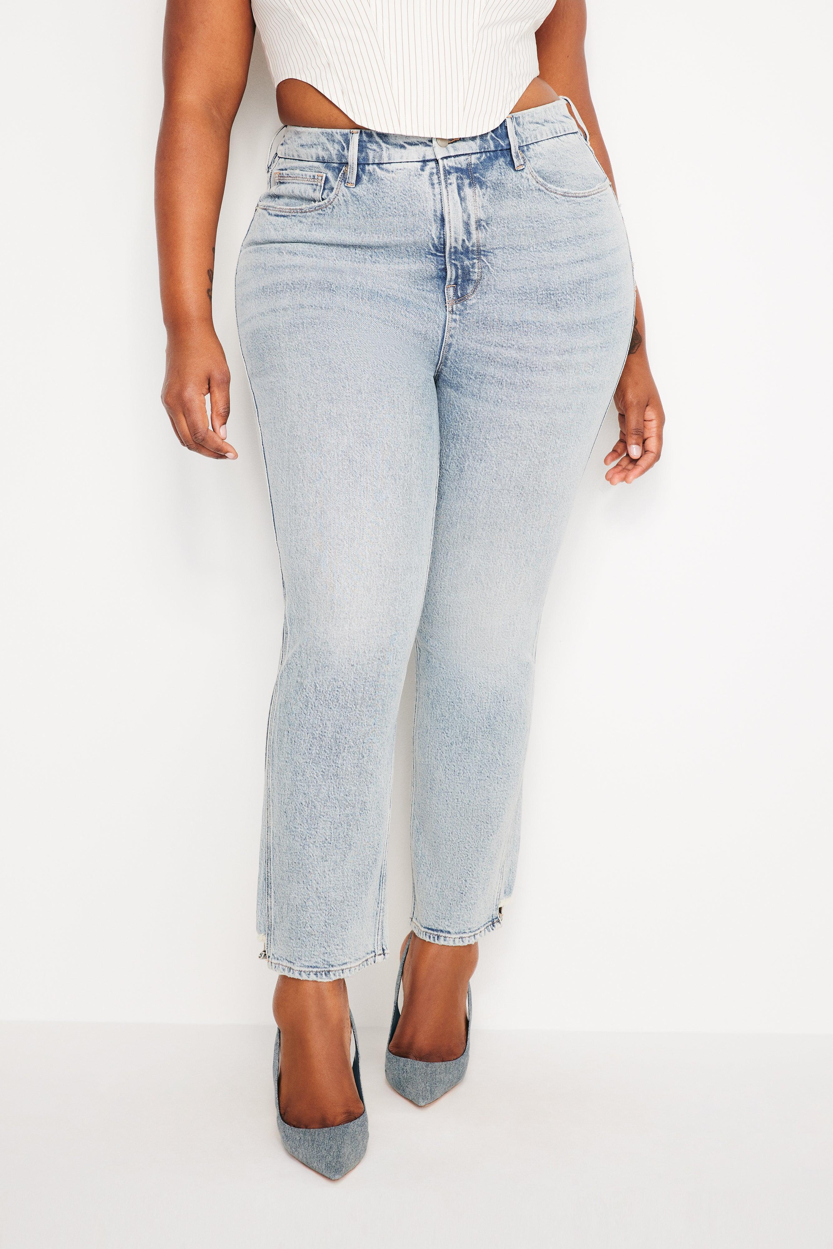 GOOD CURVE STRAIGHT JEANS | INDIGO545 Product Image