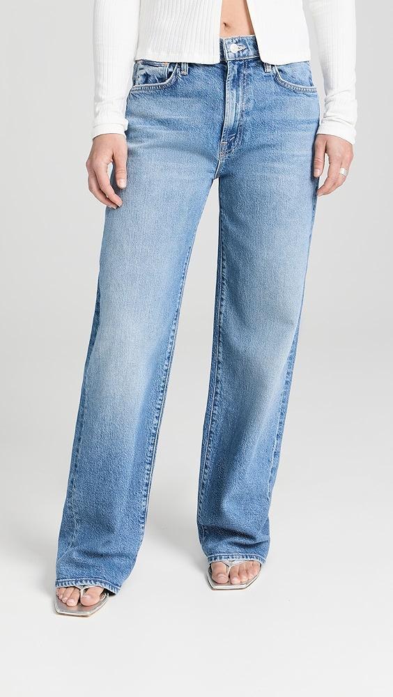 MOTHER Petite Lil Dodger Sneak Jeans | Shopbop Product Image