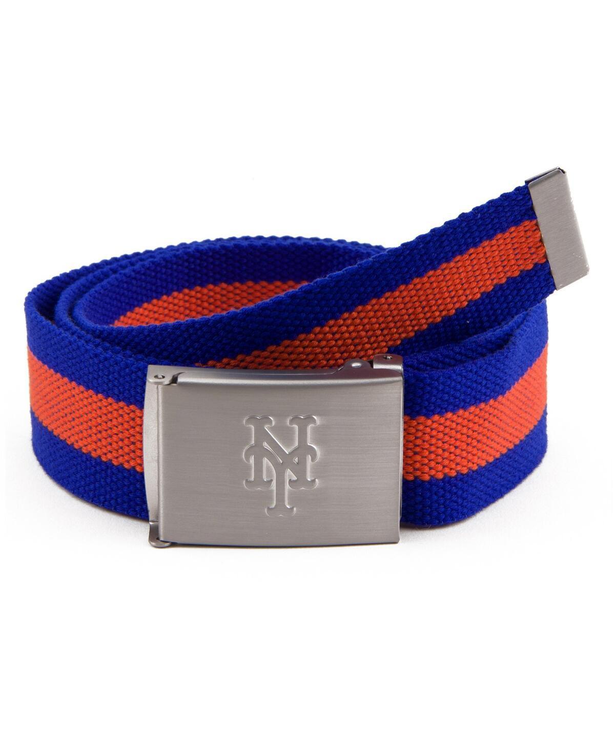 Mens New York Mets Fabric Belt - Blue Product Image