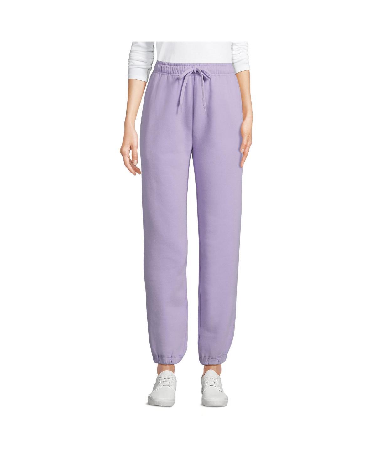 Lands End Womens Serious Sweats High Rise Jogger Pants Product Image