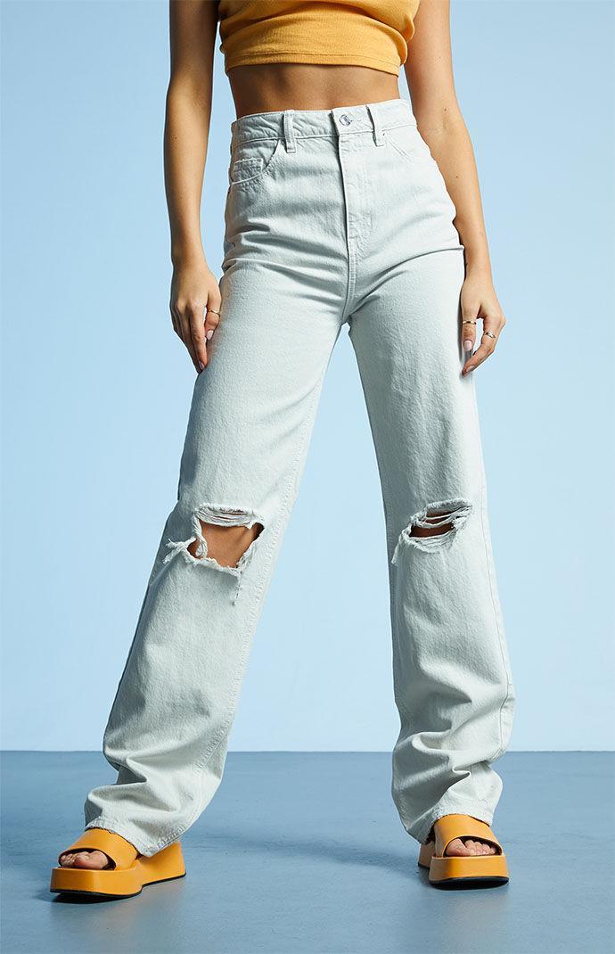 Women's Eco Ripped '90s Boyfriend Jeans - Product Image