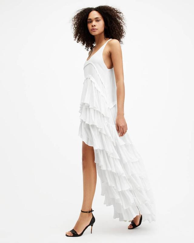 Cavarly Tiered Ruffle Maxi Dress Product Image