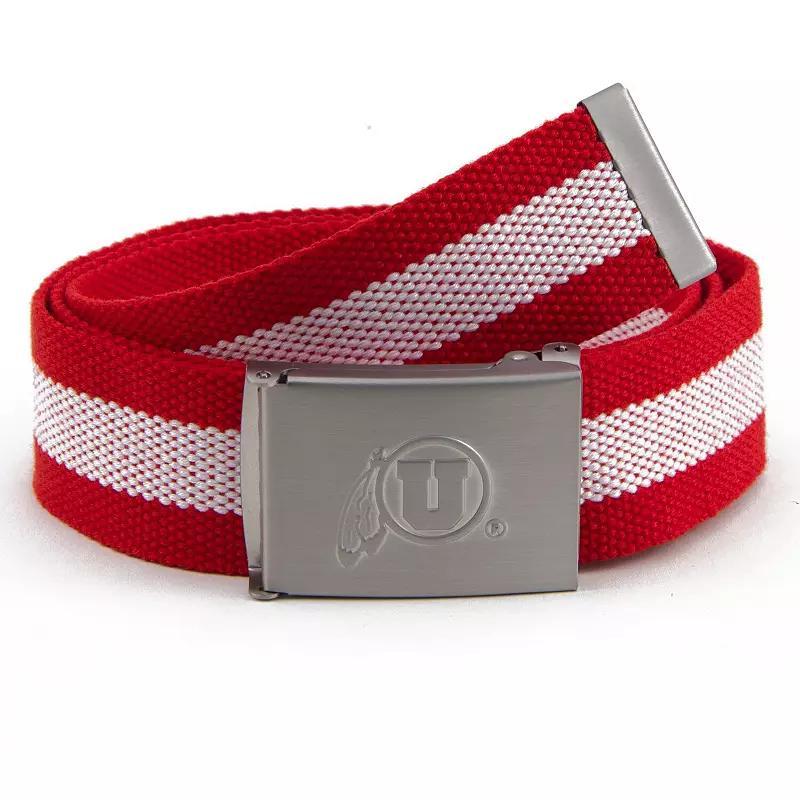 Mens Utah Utes Fabric Belt Product Image