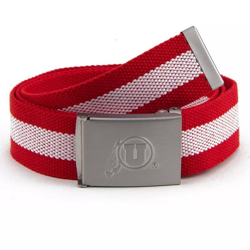 Mens Utah Utes Fabric Belt Product Image