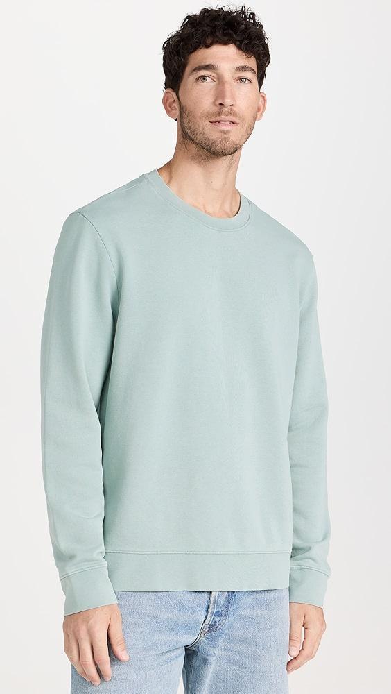 Vince Garment Dye French Terry Crew Sweater | Shopbop Product Image