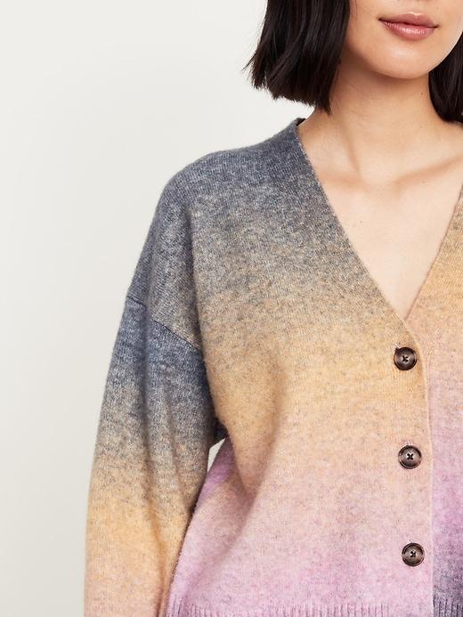 Slouchy Button-Down Cardigan Product Image