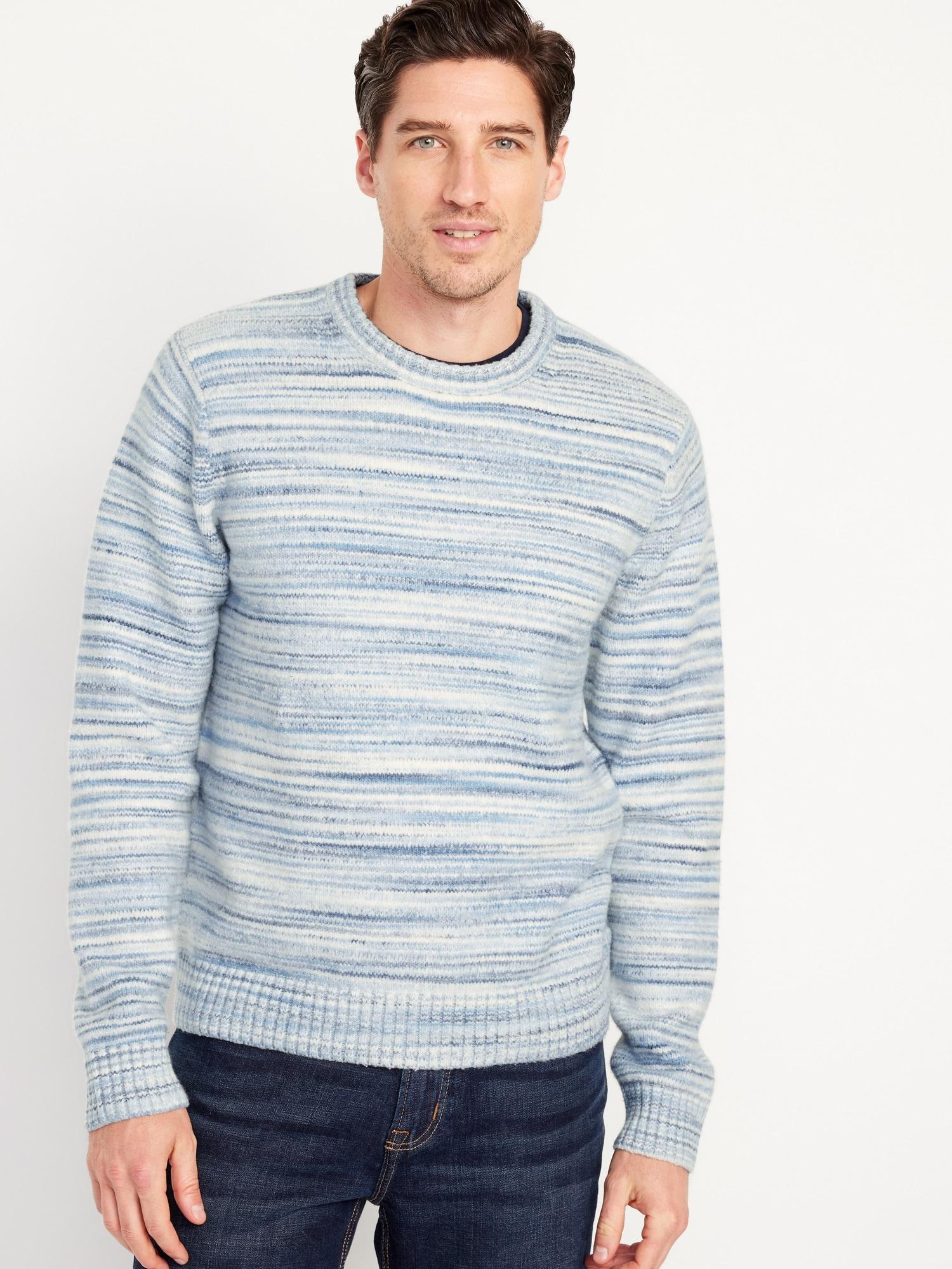 Space-Dye Crew-Neck Sweater for Men Product Image