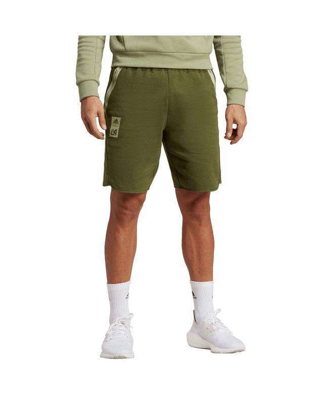 Mens adidas Green Lafc 2023 Player Travel Shorts Product Image