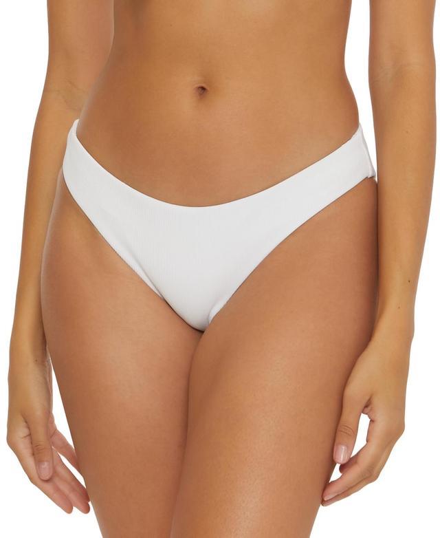 Becca Modern Edge Ribbed Hipster Bikini Bottoms Product Image