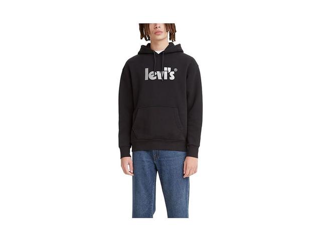 Levis Mens Relaxed Fit Poster Logo Graphic Hoodie Product Image