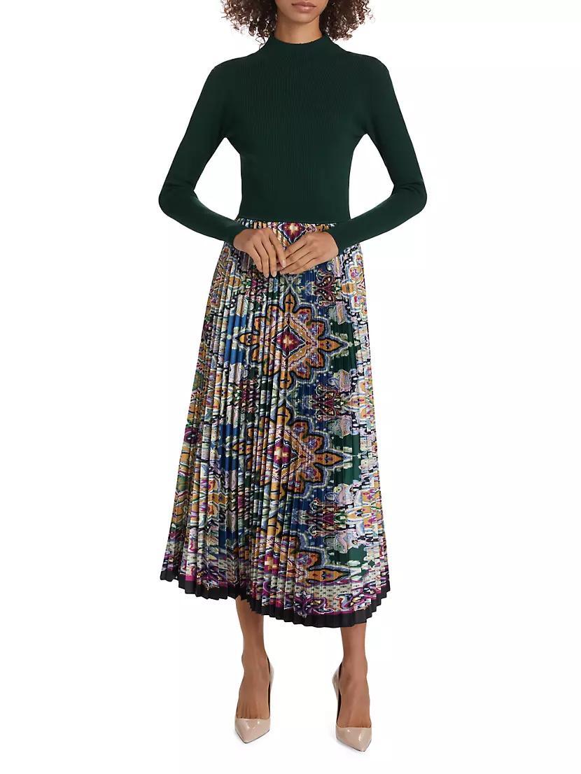 Mave Mixed Media Maxi Dress Product Image