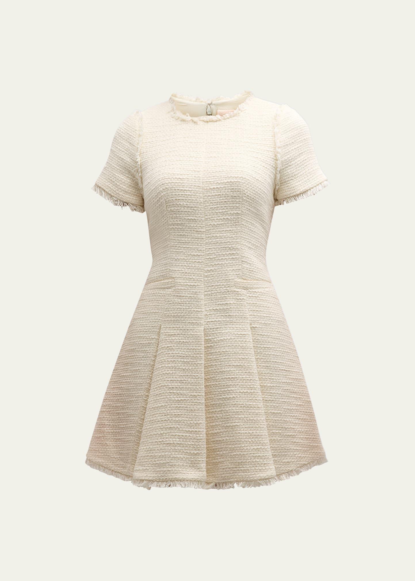 Cinq  Sept Nova Tweed Fit & Flare Dress Product Image