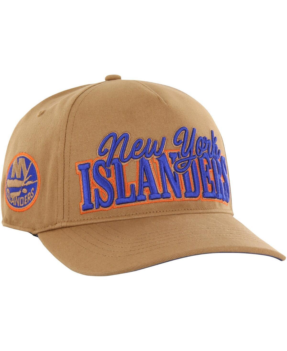 Mens 47 Tan New York Islanders Barnes Hitch Adjustable Hat Product Image