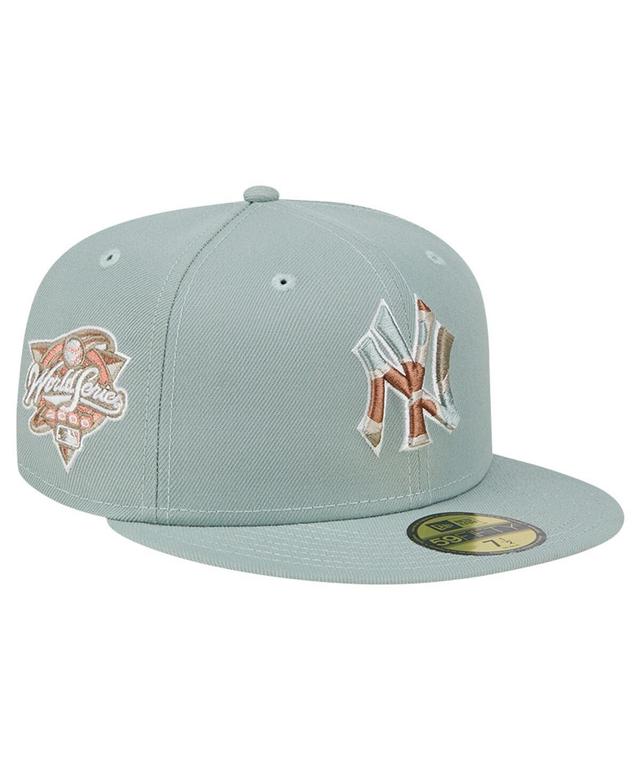 New Era Mens Green New York Yankees Spring Forest 59FIFTY Fitted Hat Product Image