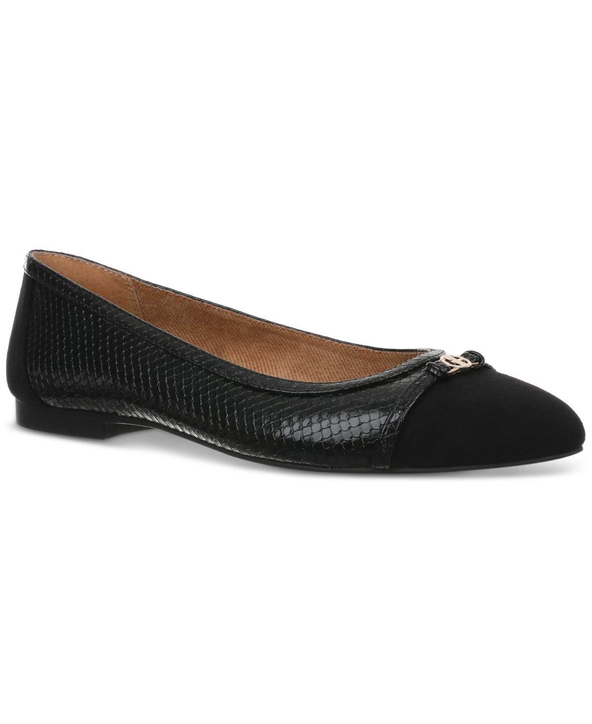 Giani Bernini Womens Madelinee Memory Foam Cap Toe Ballet Flats, Created for Macys Product Image