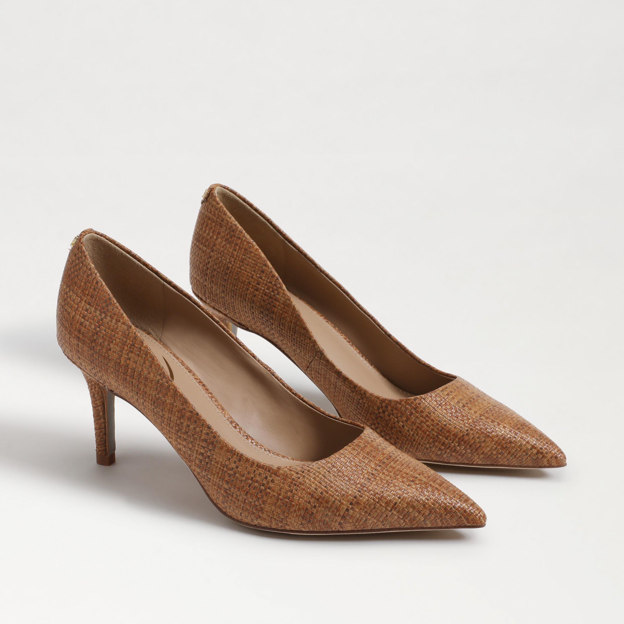 Sam Edelman Vienna Raffia Pointed Toe Pumps Product Image