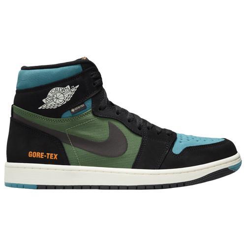 Jordan Mens AJ 1 Element - Shoes Black/Green/Blue Product Image