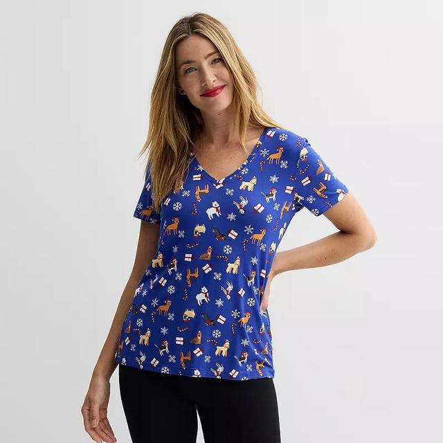 Womens Jollidays Short Sleeve Holiday Tee, Girls Product Image