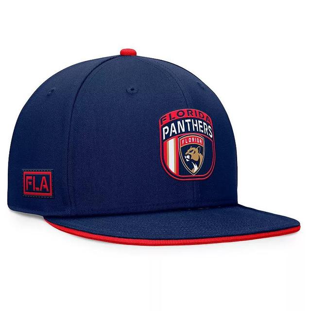 Mens Fanatics Navy Florida Panthers 2024 NHL Draft Snapback Hat, Pnt Blue Product Image