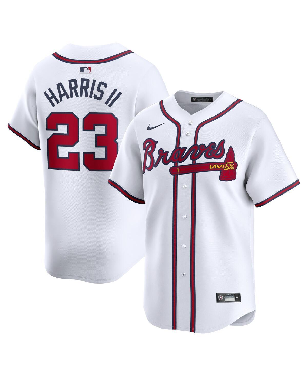 Mens Nike Michael Harris Ii White Atlanta Braves Home limited Player Jersey - White Product Image