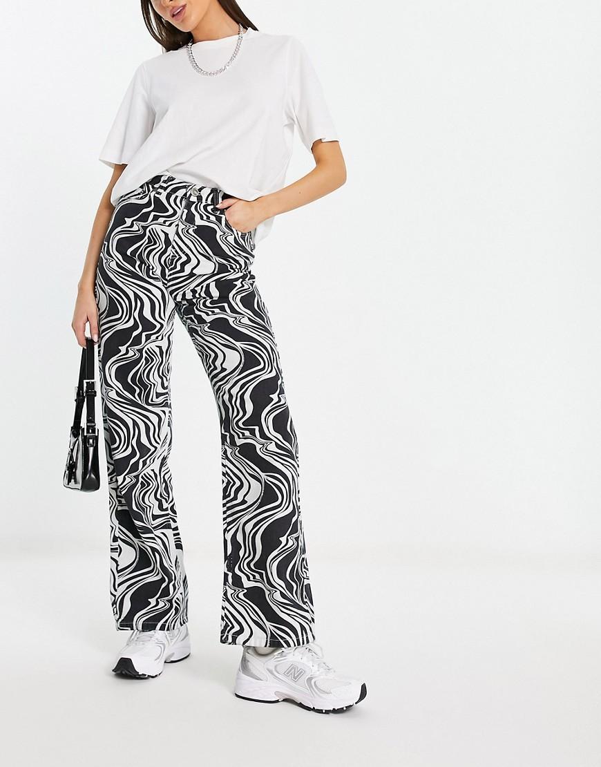 Sixth June straight leg printed jeans Product Image