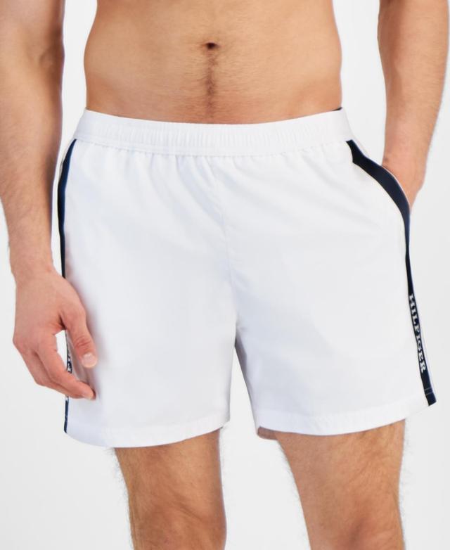 Tommy Hilfiger Mens Medium Length Drawstring 5 Swim Trunks Product Image