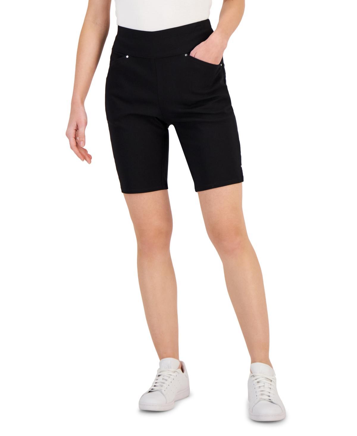 I.n.c. International Concepts Womens Mid Rise Pull-On Bermuda Shorts, Created for Macys Product Image