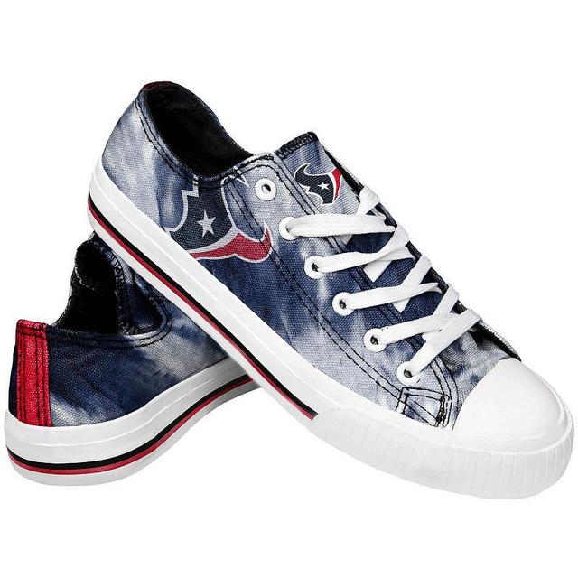 Womens Houston Texans Tie-Dye Canvas Shoe Product Image