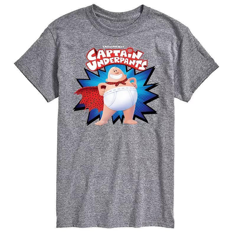 Big & Tall Captain Underpants Logo Graphic Tee, Mens Product Image