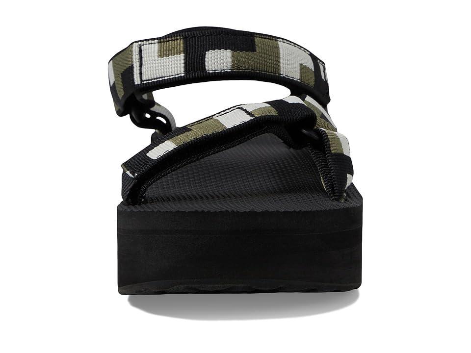 Teva Flatform Universal (Retro Shapes Black) Women's Sandals Product Image