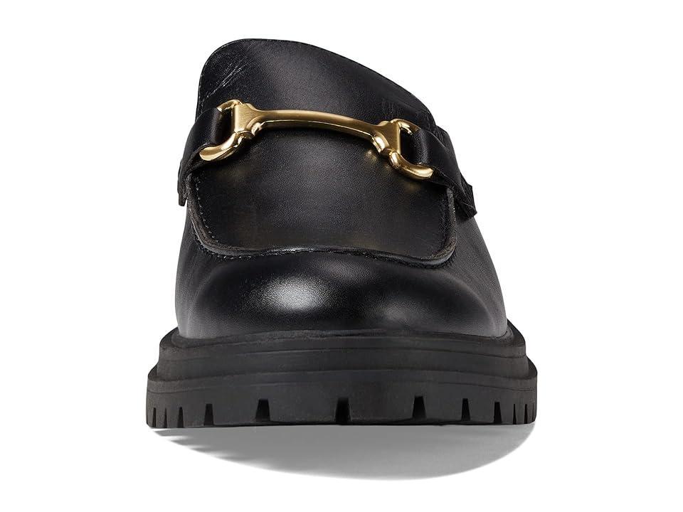 Madewell The Bradley Hardware Lugsole Loafer Mule (True Black) Women's Shoes Product Image