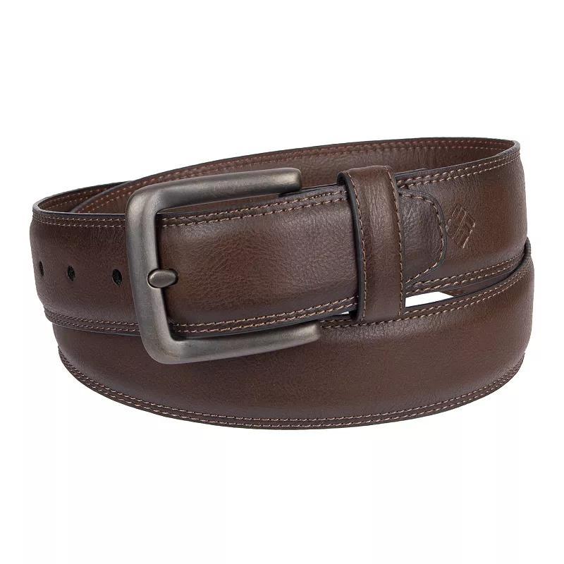 Mens Columbia Feather-Edge Stretch Belt Brown Product Image